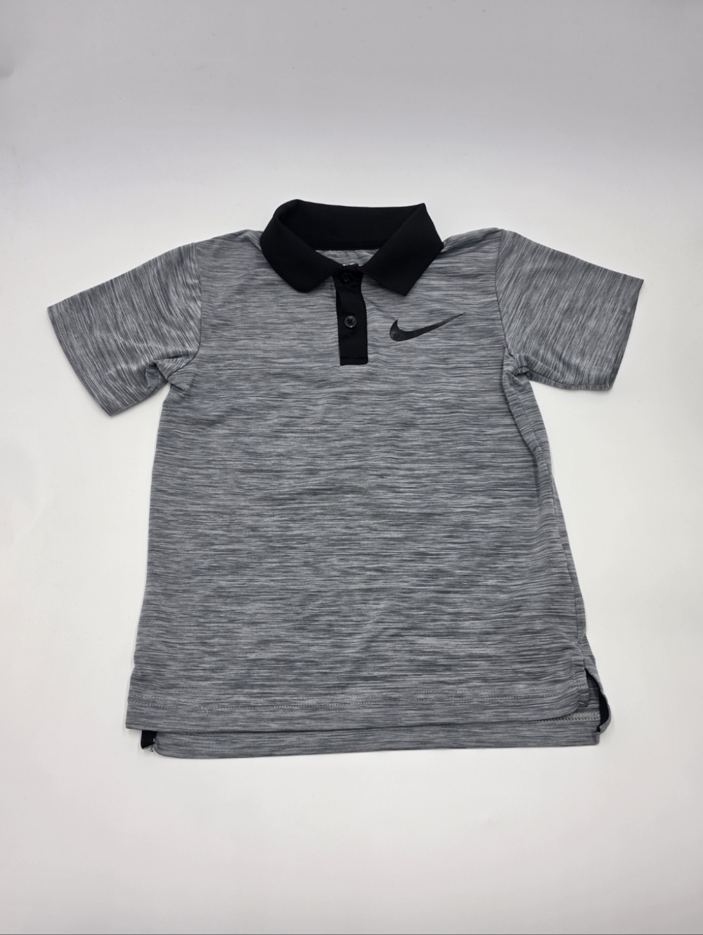 Nike boys' gray Dri-Fit polo size 6